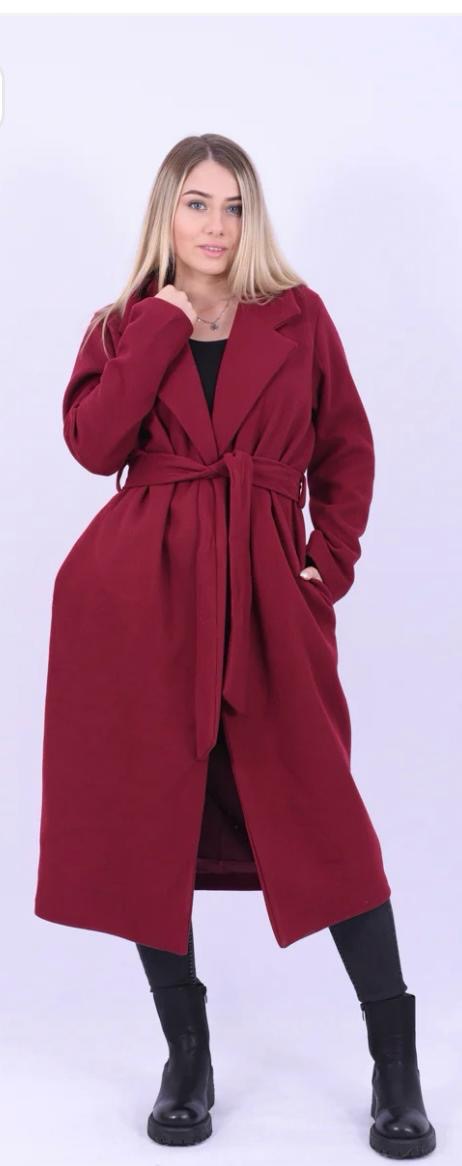 Manteau à fermeture croisé