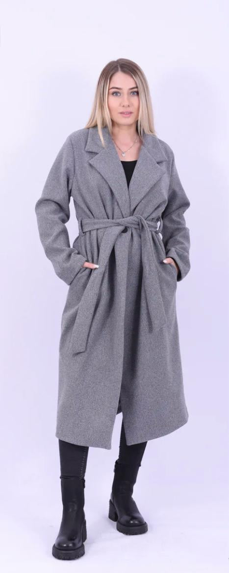 Manteau à fermeture croisé