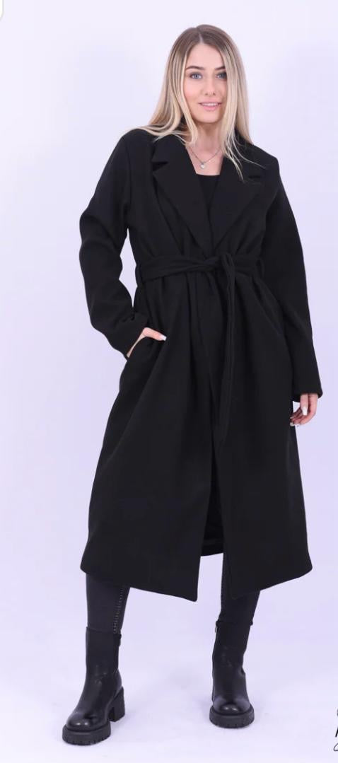 Manteau à fermeture croisé