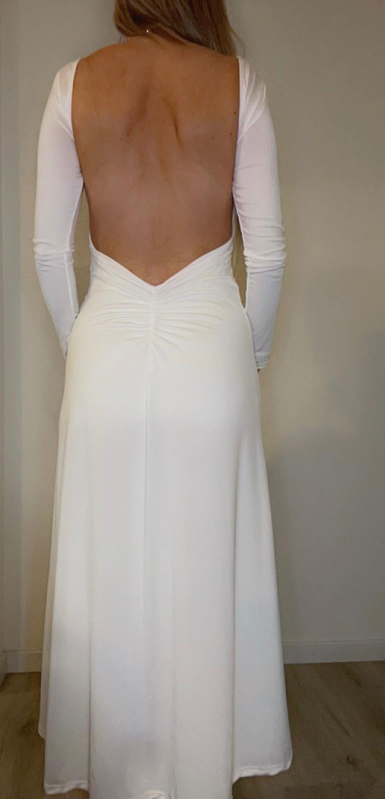 Robe longue dos ouvert